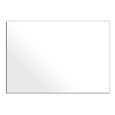 Image of Musiclily 435x290mm Pickguard Material Blank Scratch Plate DIY Custom Sheet for Electric Guitar Bass,1Ply Silver Mirror Acrylic