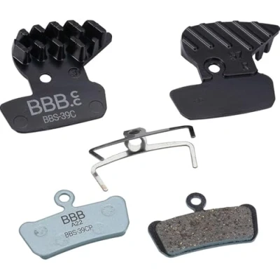 Image of BBB Cycling SRAM Disc Brake Pads I Cooling Fins For Optimal Heat Dissipation Organic Compound DiscStop Coolfin BBS 39C