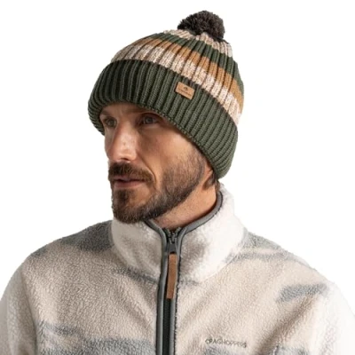 Image of Craghoppers NT Brimham Hat M L Woodland Green Stripe