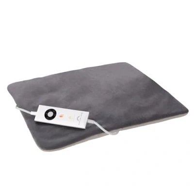 Image of Dreamland Revive Me Multipurpose Weighted Heat Pad, Grey, Fast up, 3 Hour Adjustable Temperature, Auto Safety Shut Off, Machine Washable, Ideal for Belly, Back, Neck, Period Pain, 40 x 35 cm