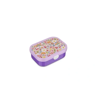 Image of Mepal Lunch Box Campus, Bento for Children, with Compartment and Fork, Clip Closure, Dishwasher Safe BPA Free, 750 ml, Food Fest