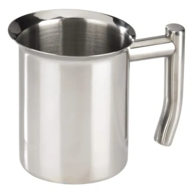 Image of Xavax 1 Piece Stainless Steel Milk Jug for Cappuccino Silver