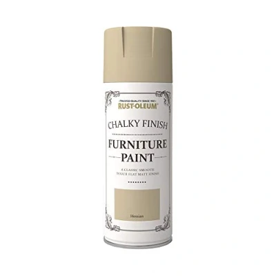 Image of Rust Oleum 400ml Chalky Finish Furniture Spray Paint Hessian