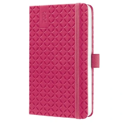 Image of SIGEL J5104 Jolie Weekly Planner 2025, hardcover, 9,5 x 15 cm, 174 Pages, Pink