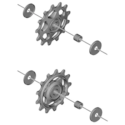 Image of Shimano Spares RD M5100 tension and guide pulley set