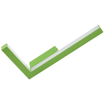 Image of Lucande LED wall light Check, green, metal, CCT, dimmable