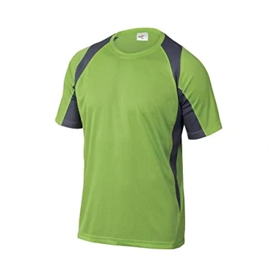 Image of Delta Plus Shirt Bicolor Polyester Green/Grey Size M