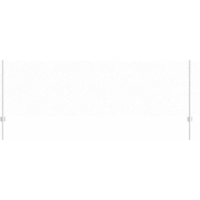 Image of vidaXL Fence Posts 11 pcs U Channel 80 cm Galvanised Steel