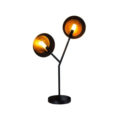 Image of By Rydéns Turno table lamp, black, 2 bulb