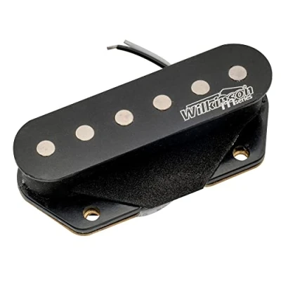 Image of Wilkinson WOVT Low Gauss Vintage Nashville Ceramic Bridge Telecaster Pickup for Tele Style Electric Guitar, Black