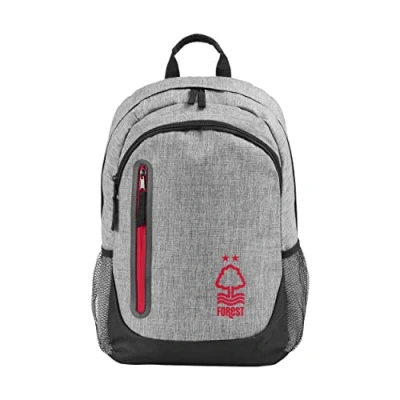 Image of FOCO Official Nottingham Forest FC Grey Football Backpack Rucksack Bag