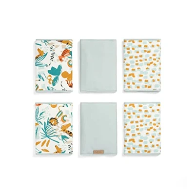 Image of Tutti Bambini Cot Wraps Run Wild 6pk