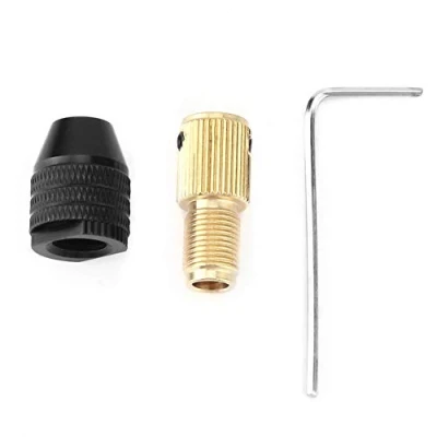 Image of Mini Self Tightening Chuck, Drill Chuck Key, Three Claw Electric Accessories (Outer Diameter 10mm, Pore 5mm)