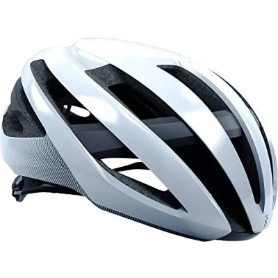 Image of BBB Cycling Bike Helmet Lightweight for Road Riding Glossy White M (55 58cm) Maestro BHE 09
