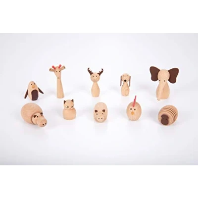 Image of TickiT 73472 Wooden Animal Friends
