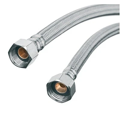 Image of Flexi Flexible Kitchen Basin MonoBloc Tap Connector Hose Pipe 3/8&quot; x 50cm Length