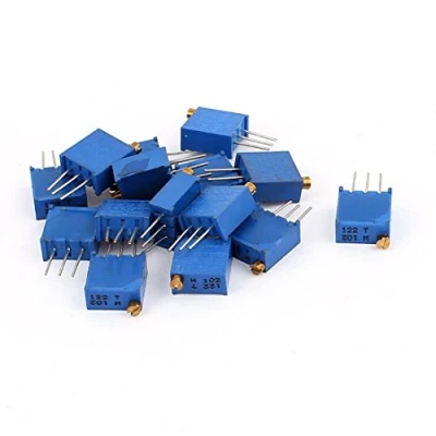 Image of sourcing map 15 Pcs 3296W 1K ohm Multiturn Potentiometer Pot Variable Resistor
