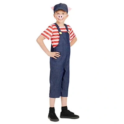 Image of Fun Shack Pig Costume for Children Nursery Ryhmes Fancy Dress Halloween Costumes Kids Girls Boys Medium