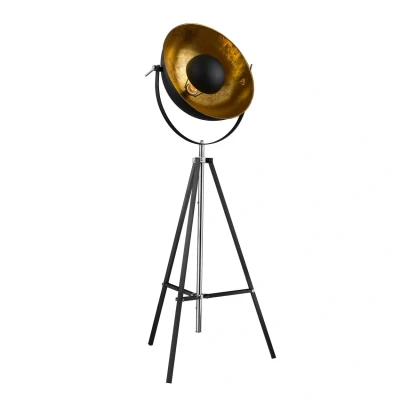 Image of Xirena Tripod Floor Lamp Chrome 1x E27