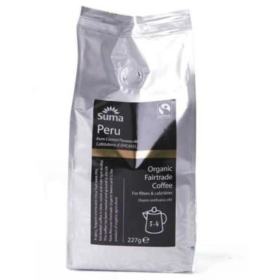 Image of Suma Fairtrade Organic Peru Ground Coffee 227 g (Pack of 6)
