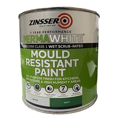 Image of Zinsser Perma White Self Priming Interior Paint Matt 1L