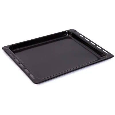 Image of Whirlpool Indesit 481010683239 baking tray C00383277 enamel fat pan no st op position