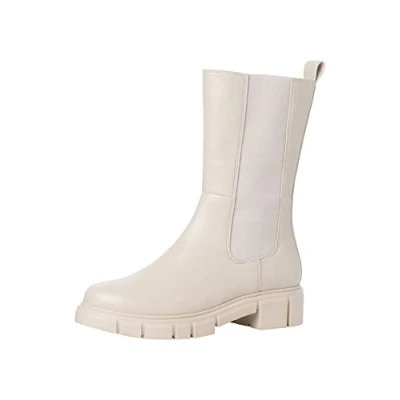 Image of MARCO TOZZI Women&#039;s 2 25410 41 Chelsea, Beige (Cream), 7.5