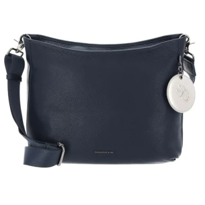 Image of Mandarina Duck Women&#039;s Mellow Leather P10FZT34 Shoulder Bag, Dress Blue 12, 34x31x8 (L x H W)