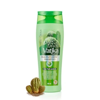 Image of Vatika Naturals Multivitamin Hair Fall Control Shampoo 400 ml For Weak &amp; Dull Enriched With Cactus Georgia
