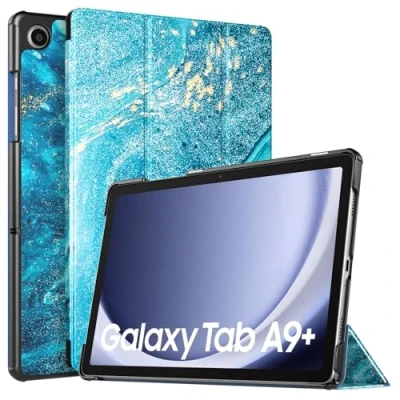 Image of TiMOVO Case for Samsung Galaxy Tab A9+/A9 Plus 11 Inch 2023, Slim Lightweight Stand Hard Back Shell Protective Cover All New A9+ Tablet SM X210/X216/X218, Gilding