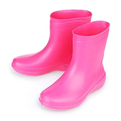 Image of ESTRO Short Wellington Boots Women Ladies Wellies Rubber for Mid Calf CR01 (3 UK, Fuchsia)