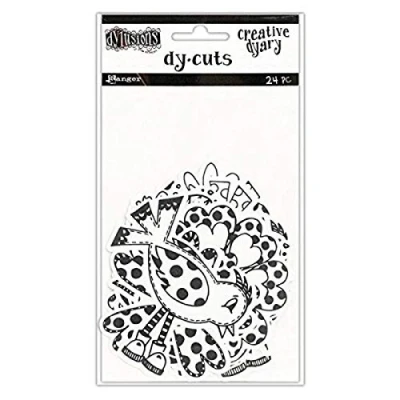 Image of Ranger Dylusions Creative Dyary Die Cuts 3, Paper, Multi Colour, 17.2 x 9.6 0.7 cm