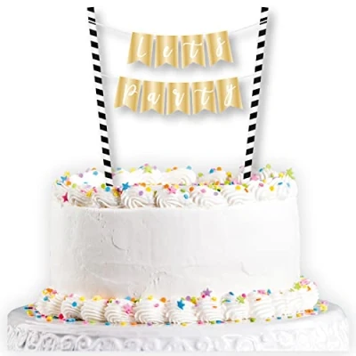 Image of Amscan 9913751 Sparkling Celebr Cake Garland