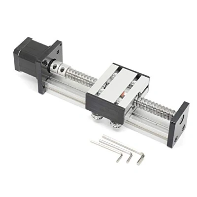Image of Befenybay 100mm Travel Length Linear Rail Guide Ballscrew SFU1605 with NEMA17 Stepper Motor for DIY CNC Router Parts X Y Z Stage Actuator