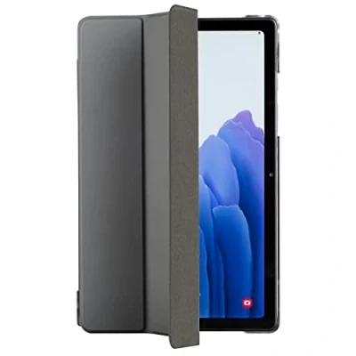 Image of Hama Case for Samsung Galaxy Tab S7 FE/S7+ 12.4 Inch (Flip Tablet), Protective with Stand Function, Transparent Back Magnetic Cover, Grey