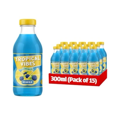 Image of Tropical Vibes Lemonade Ocean Blue, 300 ml (Pack of 15)