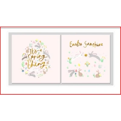 Image of Hallmark Charity Barnardos Easter Cards Pack of 10 Card 2 DesignsEaster Sunshine/It&#039;s a Spring Thing