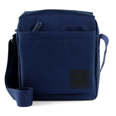 Image of Mandarina Duck Men&#039;s District Messenger Bag, Dress Blue, One Size