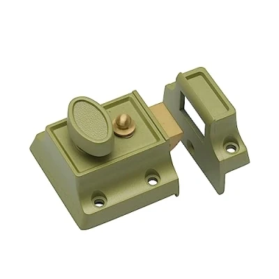Image of Sterling NLS201 Narrow Traditional Champagne Nightlatch