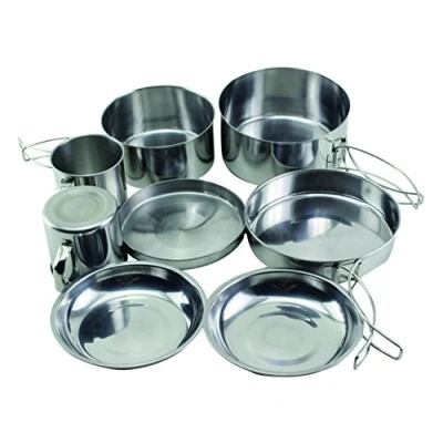 Image of Highlander cookware Peak 7 pcs. Made of stainless steel, CP215