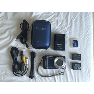 Image of Panasonic Lumix DMC TZ5 Compact Digital Camera 9.0 Megapixel 10x Optical Zoom 7.6 cm 3 Inch Display Image Stabiliser Silver (Renewed)