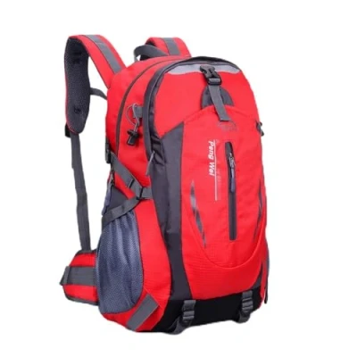 Image of 40 50L Ultra Lightweight Backpack Foldable Hiking Daypack, Fansu Waterproof Rucksack Travel Bag for Men Women Outdoor Camping Mountaineering Walking Cycling Climbing (50L,Red)