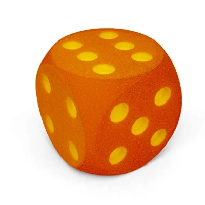Image of Volley® Foam Dice 16 cm Soft Cube Orange