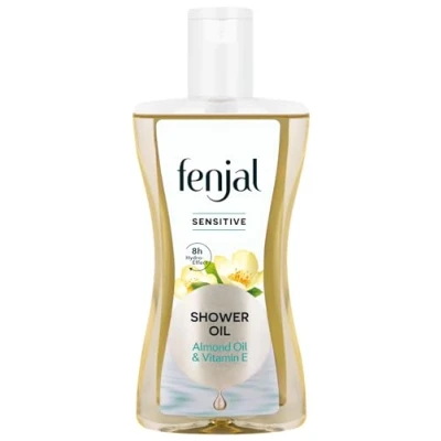 Image of Fenjal Sensitive Shower Oil, Lightly Foaming Milk, Smooth &amp; Hydrating, 225 ml