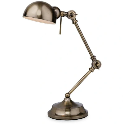 Image of Beau 1 Light Table Lamp Antique Brass, E14