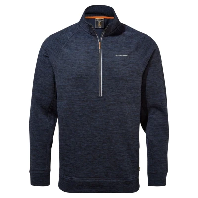 Image of Craghoppers Mens Stromer Half Zip Fleece (Navy Blue) Size Small