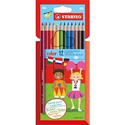 Image of Colouring Pencil STABILO color Pack of 12 Assorted Colours