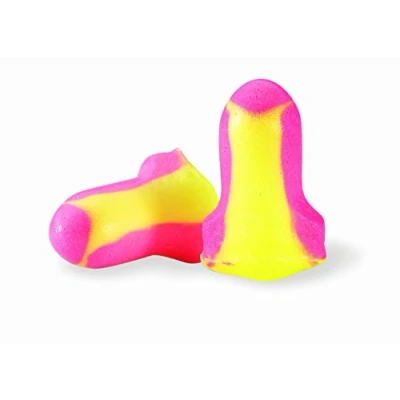 Image of 100 Pairs of Howard Leight Laser Lite Individually Wrapped Ear Plugs, Polyurethane