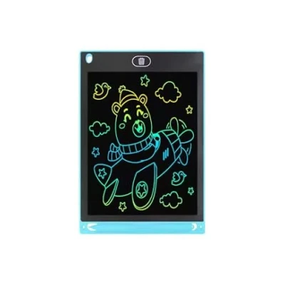 Image of Drawing Tablet for Kids 8.5 inch, Colourful LCD Writing Tablet, Erasable Pad Lock Function, Doodle, Lists, Eco Friendly, Toy Gift Birthday 2 3 4 5 6 7 8 9 Year Boy or Girl (Blue)