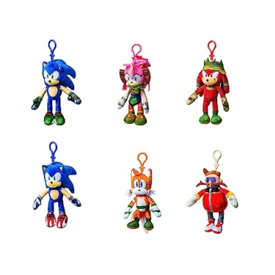 Image of Sonic Clip on Plush Series 1, Randomly Selected